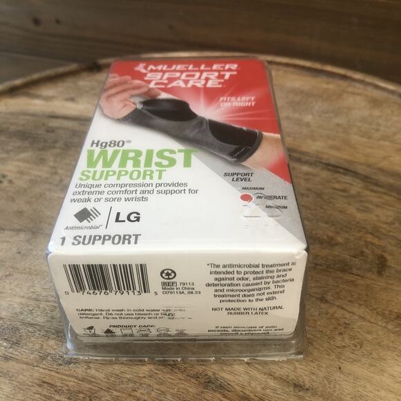 MLR Sports Medicine Hg80 Wrist Support, Black, Large - Picture 6 of 6